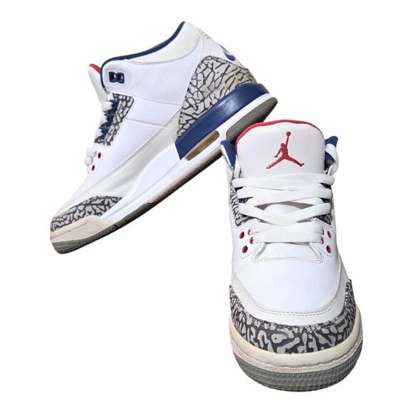 Nike Air Jordan 3 Retro OG BG True Blue 2016 6.5Y / Women's 8 - 854261-106 - Picture 3 of 9